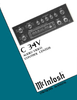 McIntosh C-34-V - Owners manual